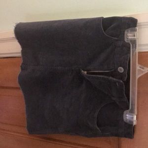 Brandy Melville Dark Blue Courdoroy Skirt Size xs